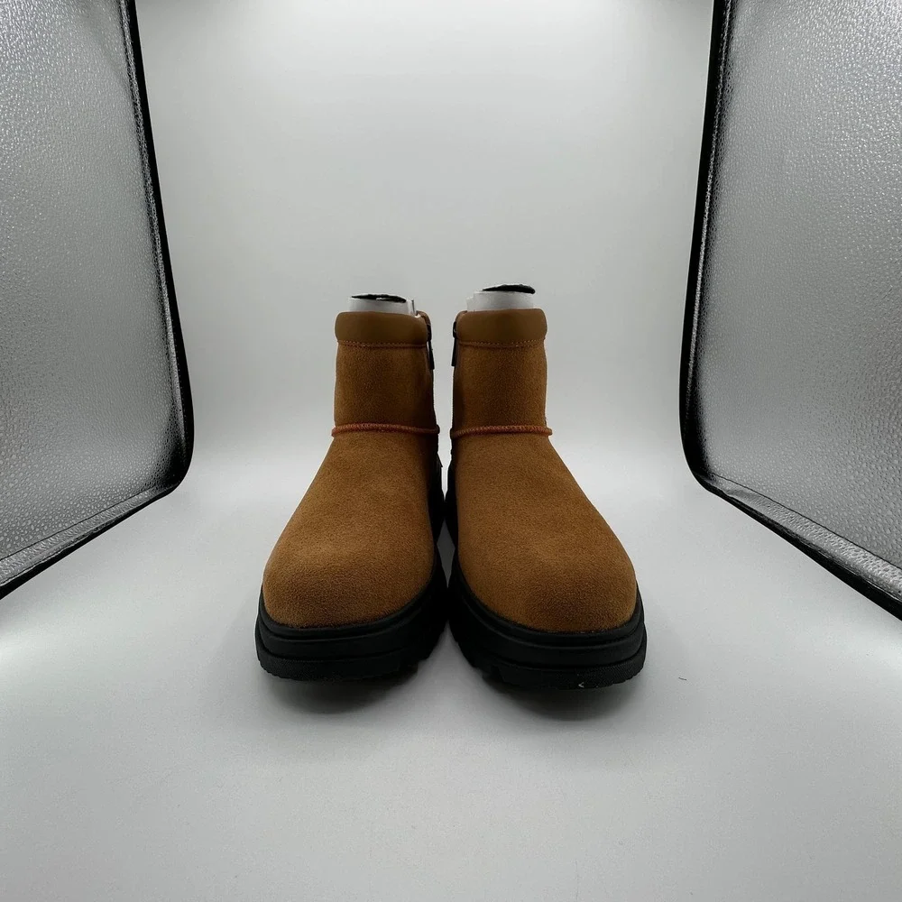 Koolaburra by UGG Koola Mini Hybrid Boot Womens Sz 8 Chestnut‎ Suede 1168010 NEW
